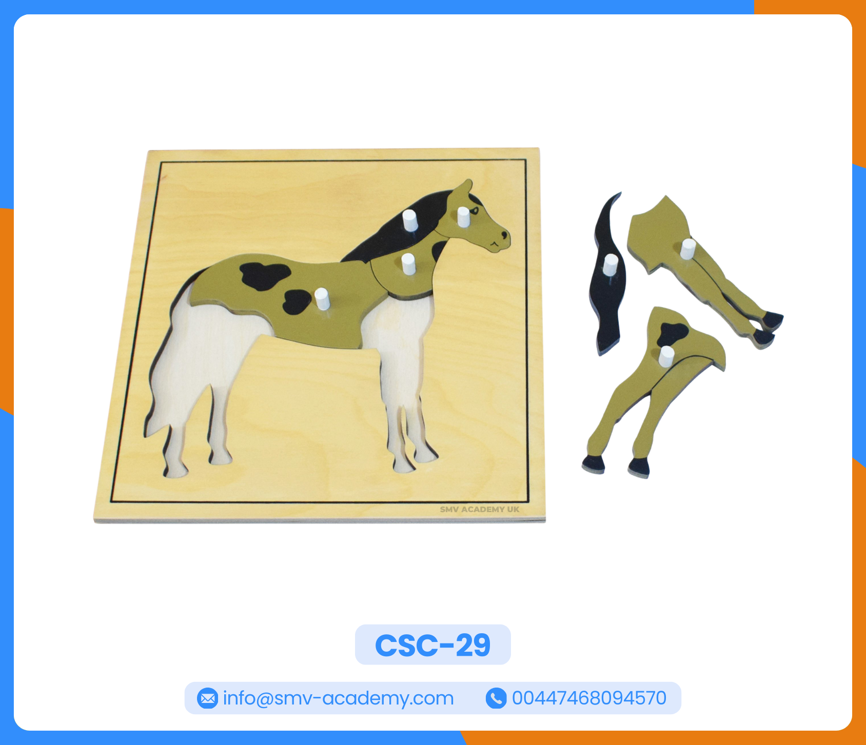 بازل أجزاء الحصان